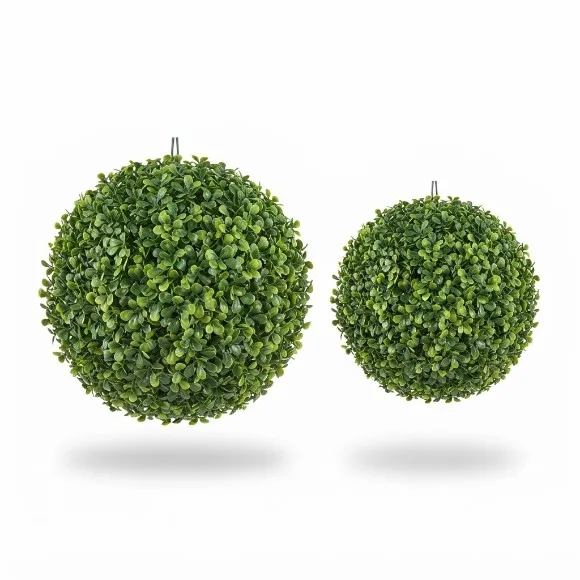 The Florist Artificial Flower Round Mat Ball - 2 Pieces - FL88 - 12 inch and 18 inch