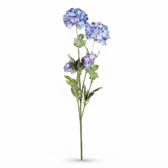 The Florist Blue Artificial Blossom Petal on Stick - FL104