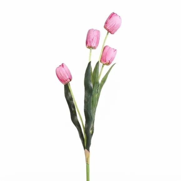 The Florist Pink Artificial Tulip Stick - FL105