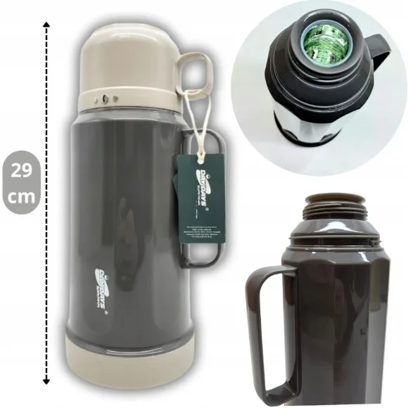 DAYDAYs Thermos for Hot and Cold Drinks 1.0L 