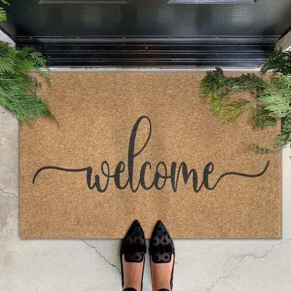 Touchwood Welcome Natural Coir Entrance Mat 50x80CM thumbnail 5