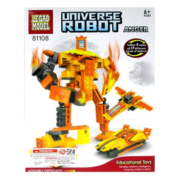 Toy Galaxy Universe Robot - Anger - Multicolor