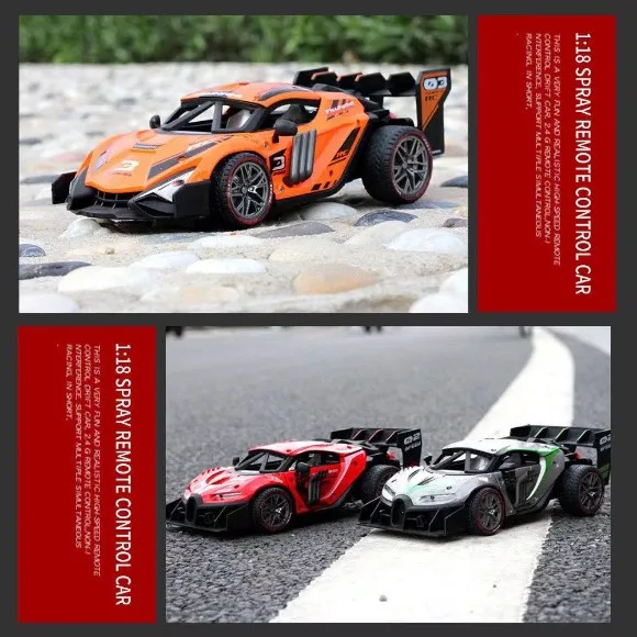 Toys for Boys 3-6 Years 2.4G Alloy Remote Control Car For Kids High Speed Race Drift RC Cars