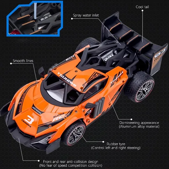 Toys for Boys 3-6 Years 2.4G Alloy Remote Control Car For Kids High Speed Race Drift RC Cars