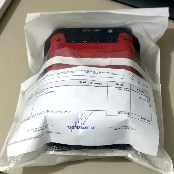 Transparent Courier Flyer Bag With Invoice Pocket - 100 Peaces 14x18 Inch