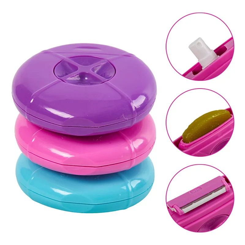 Travel and Portable Women's for Razor with Refillable Water Spray Bottle Moisturizing Bar Two-blades for Women