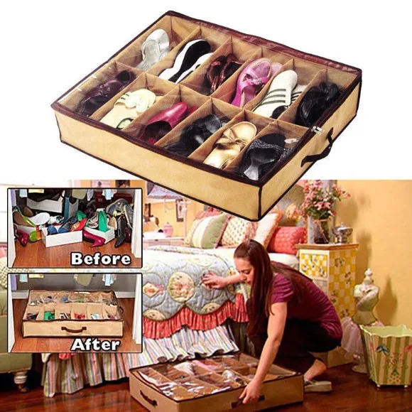 Under Bed Shoes Organiser