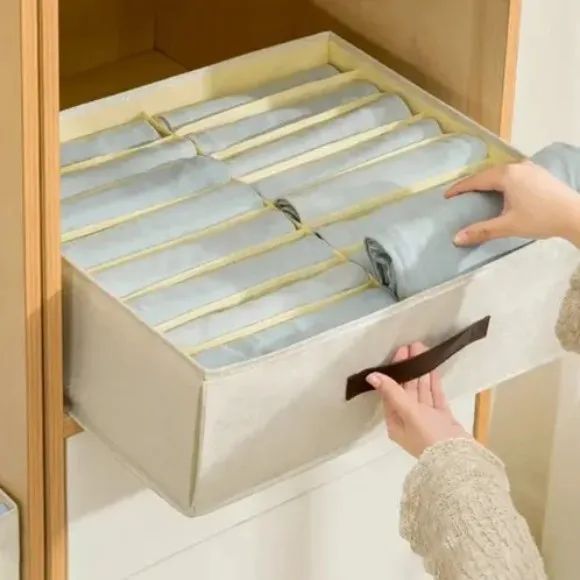 Wardrobe Clothes Organizer Cabinet Drawers Separator Box -16 Grid