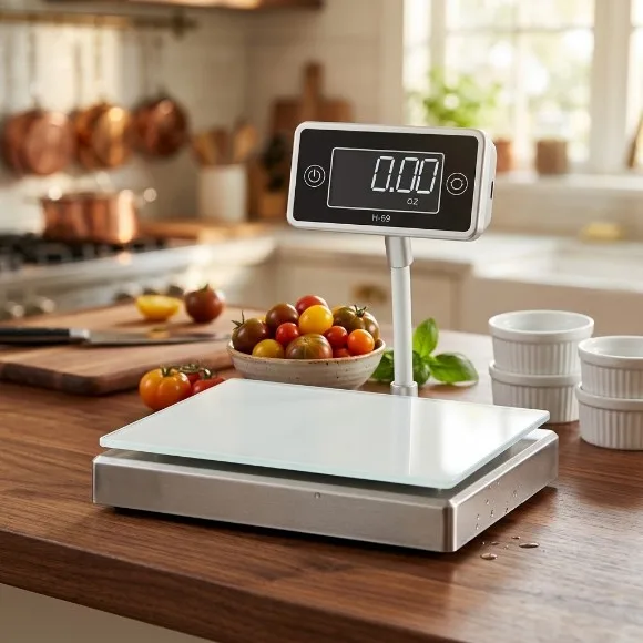 Waterproof Electronic Kitchen Scale Perfect for kitchen Business and Food Vendors - 5kg/0.1g