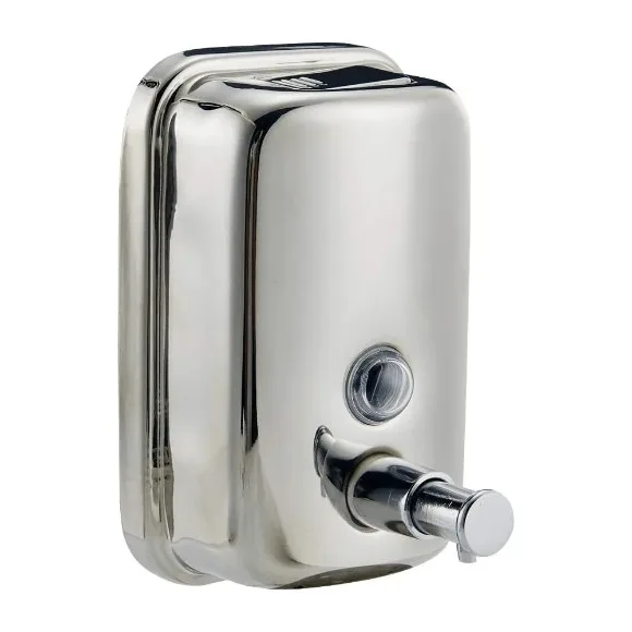 Stainless Steel Wall Mounted Bathroom Liquid Soap Dispenser 500ml