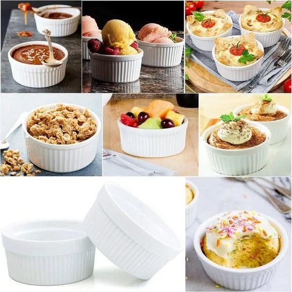 White Porcelain Ramekin 1 Piece 2.5 Inch