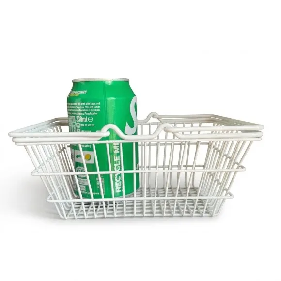 Wire Shopping Basket Grocery Shop Design Small Basket