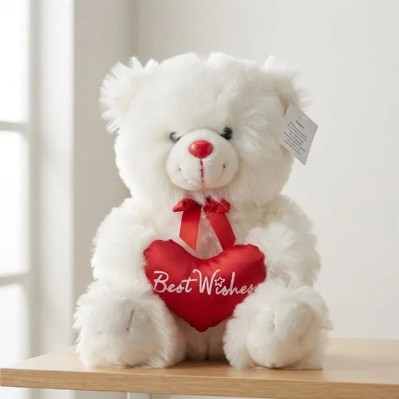 ZiQi Teddy Bear wishes heart 10 Inch